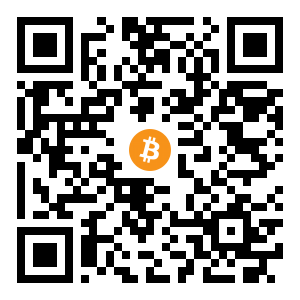 bitcoin:bc1qfgwzpjmvzvxe2l3xeyg5a8ncajhxj48w6ult0a black Bitcoin QR code