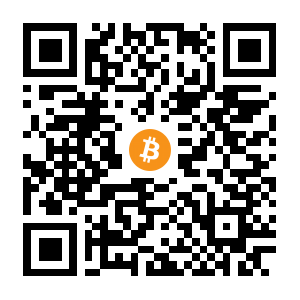bitcoin:bc1qfk2yvq9gufzm29qghhclhhgq62kynpzhmda8js black Bitcoin QR code