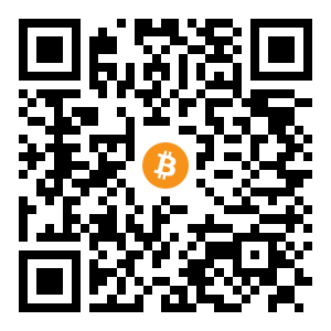 bitcoin:bc1qfsssxatr7ads2gsa8l4wp4a8tcz9m9pl6xz99d black Bitcoin QR code
