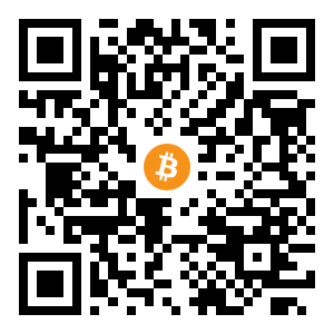 bitcoin:bc1qghehesd7kdk2aen3ks8dkm45t89dg2dz0vw3lr black Bitcoin QR code