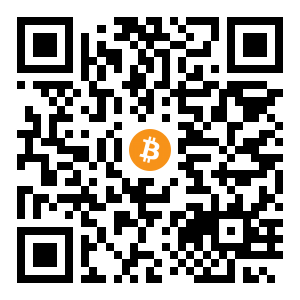 bitcoin:bc1qh353ve95y86swxp7lqwztxpv0m5gkxsmr3auc8 black Bitcoin QR code