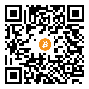 bitcoin:bc1qh4xdhd7t4havxcp5pdnk3462zfwc6urr4anq7e black Bitcoin QR code