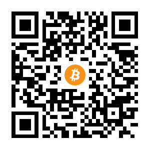 bitcoin:bc1qhajqs26hu69c08v3t6qrwfakjspjdpw4gx9pzq black Bitcoin QR code