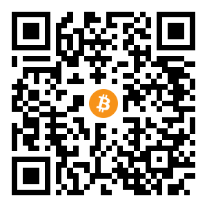 bitcoin:bc1qhauggjftdgy4ypf4z6sj95qxv72pntf36nktuy black Bitcoin QR code