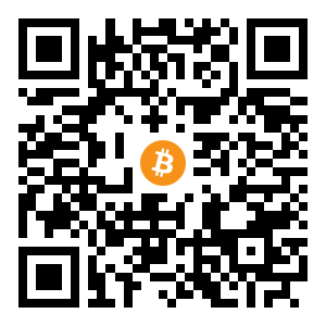 bitcoin:bc1qhh4cr2g574gv55ed384ugsg07mnc6gcrxh6cz0 black Bitcoin QR code