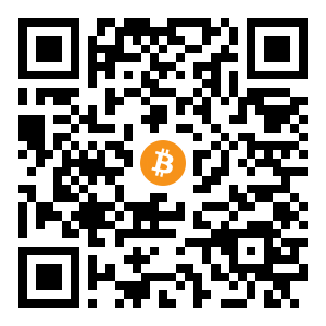 bitcoin:bc1qhmnl26mpplrze9tuv4ymmn20fpnmc5em97dswr black Bitcoin QR code