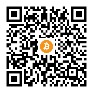 bitcoin:bc1qhpvqr8jp8x87hslsth3lyl4fqs50tvmrrt53ct black Bitcoin QR code
