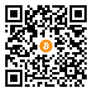 bitcoin:bc1qhu5sfhh8u9w4gquay97tgwrwds60528x7zp7gd black Bitcoin QR code