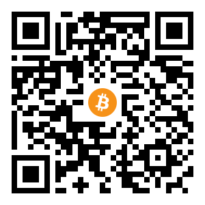 bitcoin:bc1qj33dgtua34l29uch5cpe80vw3kw0w922c2rt9p black Bitcoin QR code