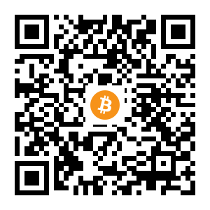 bitcoin:bc1qj722q4spdu6vu65cl4w3tlzg2wz4lvh3trx3pe black Bitcoin QR code