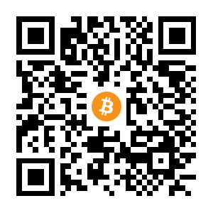 bitcoin:bc1qjgaq6aupqptsaat5zw0vf4d3j6xxt69y6lztez black Bitcoin QR code