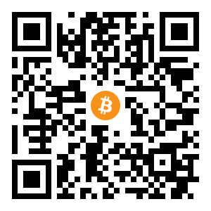 bitcoin:bc1qkerrgn85laz798dwv44lfs2an34lflzzrx4v3s black Bitcoin QR code