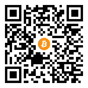 bitcoin:bc1qkfr6dm8zc0uqqe6x3vaf94s09eypnwgvvyqxcr black Bitcoin QR code