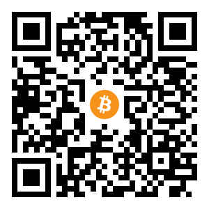 bitcoin:bc1qkw3js0vvr9vnmeurx36sn55m5936nxuyeu6cnu black Bitcoin QR code