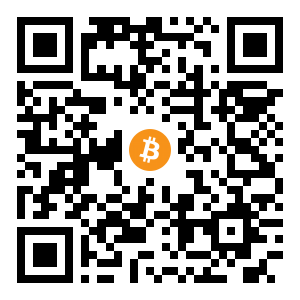 bitcoin:bc1qlkx3s8vxdz2pwszw5e65gl4azpzs7mgs3djrms black Bitcoin QR code