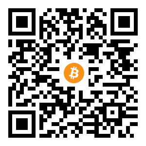 bitcoin:bc1qlp83ksur4uks7nzcfq6v5ygum5sp4s93kfhkpg black Bitcoin QR code
