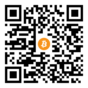 bitcoin:bc1qmjfclvdhx6vlygq8xe6arthf404h3yd5aae0gq black Bitcoin QR code