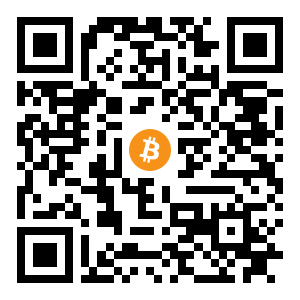 bitcoin:bc1qmk36eg7ztn6qeg8xzs2pnp495qrlrutna5qv3j black Bitcoin QR code