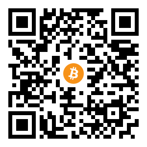 bitcoin:bc1qmsjkm7lvemxqjay9tm2xer6ea9cux28w5m4nyn black Bitcoin QR code
