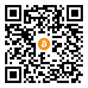 bitcoin:bc1qnerw64lc0cpuh3n50kvrgmf6g59ef7r53vpty5 black Bitcoin QR code