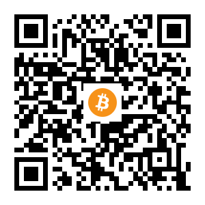 bitcoin:bc1qp3dxhgrpg3qu47vxxsrdxr5s2agq9l4er76emy black Bitcoin QR code