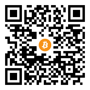 bitcoin:bc1qpe4er36jtql69732frhfjmhdn333us6myfsyfw black Bitcoin QR code