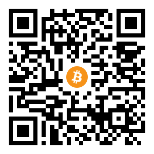 bitcoin:bc1qpy6uc3qralslu7q3hfpv244avktlee042rjm5a black Bitcoin QR code