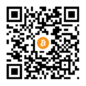 bitcoin:bc1qq83t5fthap3sfh8suya7ffmrd3895qf4v0utl4 black Bitcoin QR code
