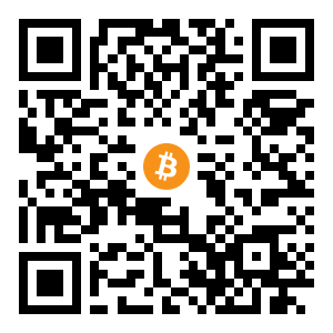bitcoin:bc1qqazldzrkyrrr3p2nks6clzrgycfakvww7x5erx black Bitcoin QR code