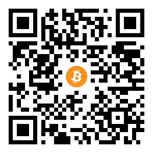 bitcoin:bc1qqf76npyz9qkx6znf4gwsfpzyxep7cq47wz7m5z black Bitcoin QR code