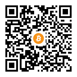bitcoin:bc1qqjv8tymazjt6xw0uzad0dk9jfayparvw76tcg0 black Bitcoin QR code