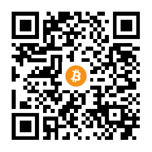 bitcoin:bc1qqvl7zcnhc7phwdxpjwgae6s5wgey59f3ylkqxp black Bitcoin QR code