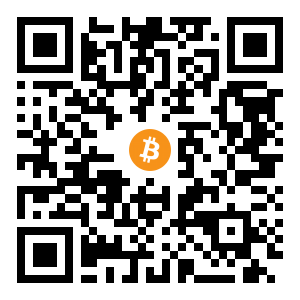 bitcoin:bc1qqxan98aake50l94fdqgcx22r9qt53s727ftthr black Bitcoin QR code