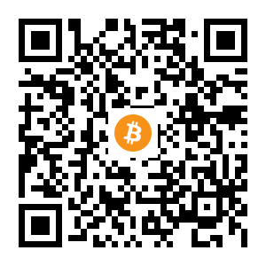bitcoin:bc1qqywk38mxn6lkz58ty7hg4jnagt8cy7z40n7cm2 black Bitcoin QR code
