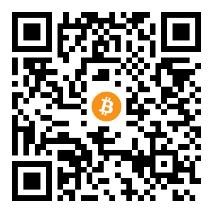 bitcoin:bc1qqzhxzptq396w5hrm95eldnrn4v5ap03pdvvegh black Bitcoin QR code