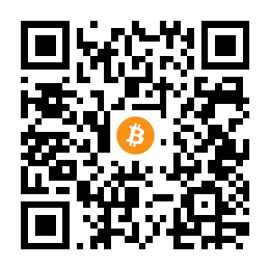 bitcoin:bc1qrj7tadqe3606vgly990gkx77gelpzn3fnngjq8 black Bitcoin QR code