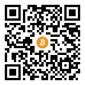 bitcoin:bc1qrt3x65wnyflpw39a4365gem4rnsqykae7fmcwy black Bitcoin QR code