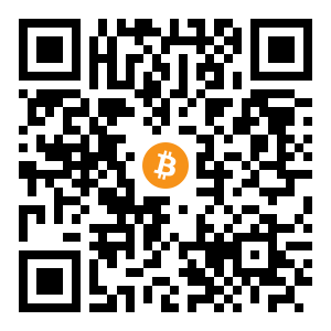 bitcoin:bc1qrugp3myw8qkelkxdr6e5wprdx7cqvtn8vy3lnlrdyz68a5zpl0ksjan4vp black Bitcoin QR code