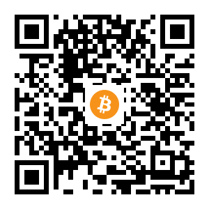 bitcoin:bc1qrwv8kmkw7je3rgdfknpg7egu50nxjzymx6cqtg black Bitcoin QR code