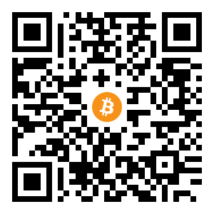 bitcoin:bc1qspz650eyc4s02e4q25f5urkzptk5kzca33lh0r black Bitcoin QR code