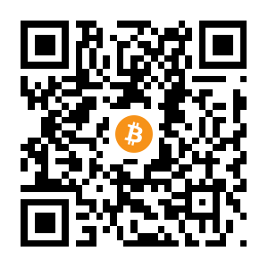 bitcoin:bc1qtf9k7au85gmws298rkercxa36ukq266xfpudcv black Bitcoin QR code