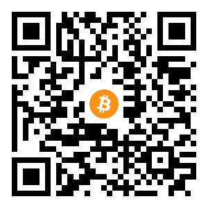 bitcoin:bc1quegkut43mg5eex356f3r693erkznvms3kcpfpe black Bitcoin QR code
