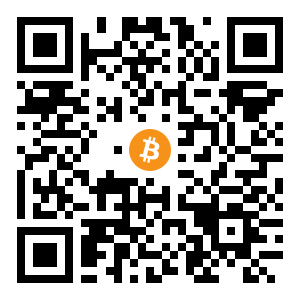 bitcoin:bc1qufdggturuyzra99qnwhpp7ss4797q9hc2fpx0y black Bitcoin QR code