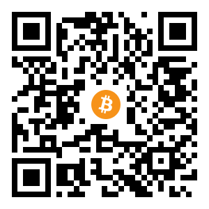 bitcoin:bc1qufhxezvf4602dhafw2ss98xmm27m3fp0qc8lsjxyt4df0f44cy8s9u4rwk black Bitcoin QR code