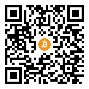 bitcoin:bc1qv2p2hhzjc09k9qxv47r3lm5wvmw0ypn8unfz62 black Bitcoin QR code