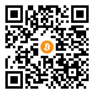 bitcoin:bc1qvj5u8knyul5z0lgjytjcecl3jfsa6zs58wcsyq black Bitcoin QR code