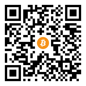bitcoin:bc1qvjg2hg0ydlt8jhn4valtc73ea384f8wgnteylv black Bitcoin QR code