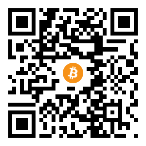 bitcoin:bc1qvjz4djqkvws0g35200rrktkf5st9t3ut6qrykm black Bitcoin QR code