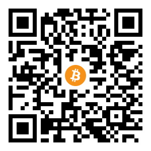 bitcoin:bc1qvndxwc4xqtmjm4lvym4x7xn2mllfpwu7nrh8py black Bitcoin QR code