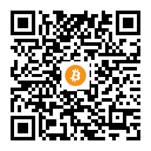 bitcoin:bc1qvvnt0hdgyq57hk95v47p39gp5nlh0skermta4r black Bitcoin QR code